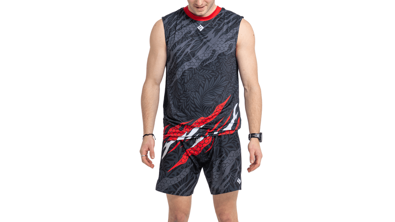 Ensemble camisole et short Grasp Performance entièrement sublimé