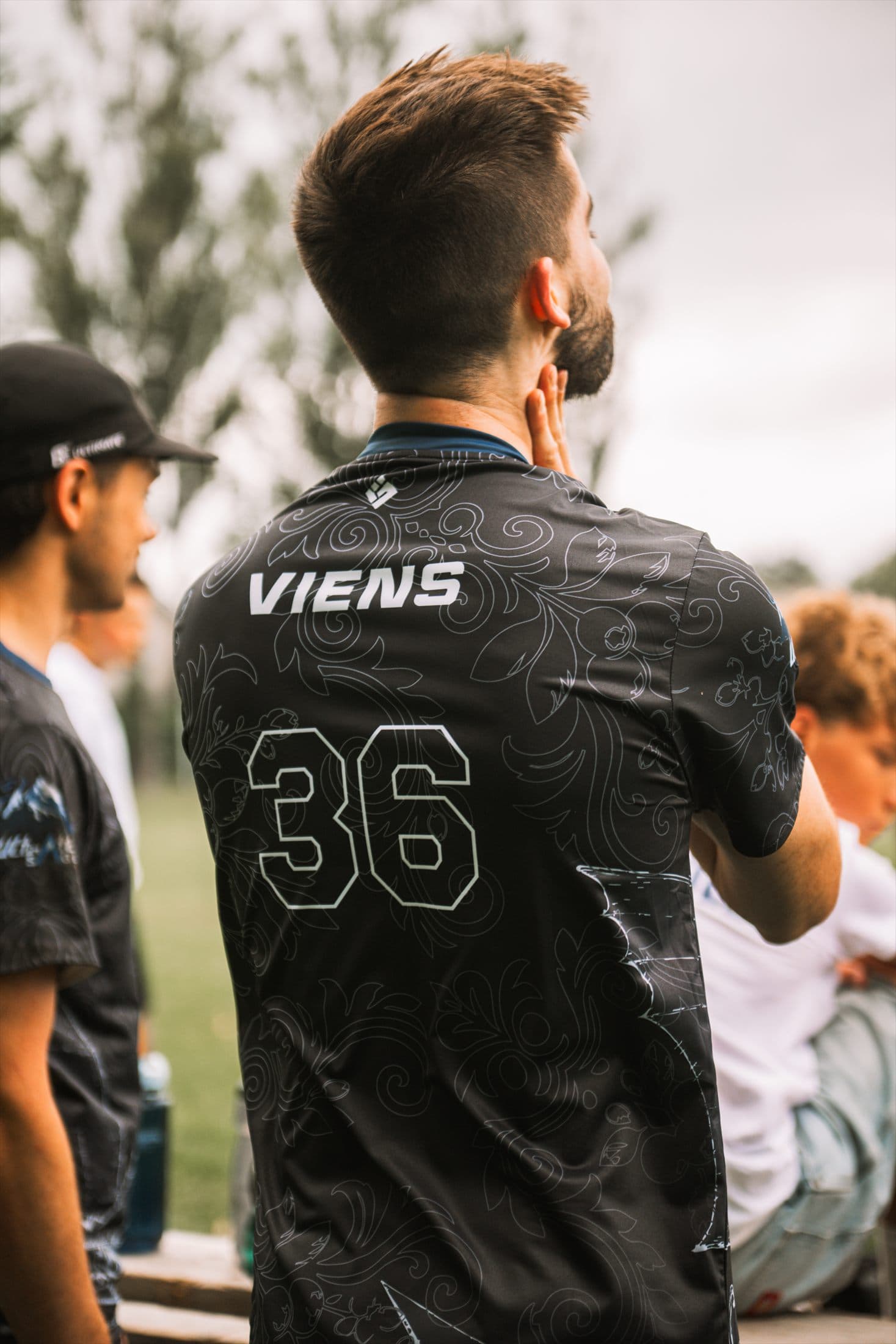 Jersey réversible d'ultimate porté en match
